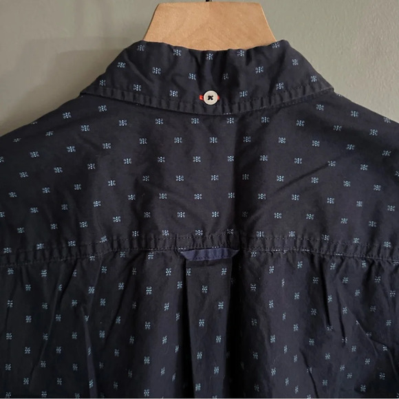 Jackthreads Navy blue printed‎ button down - Picture 7 of 8